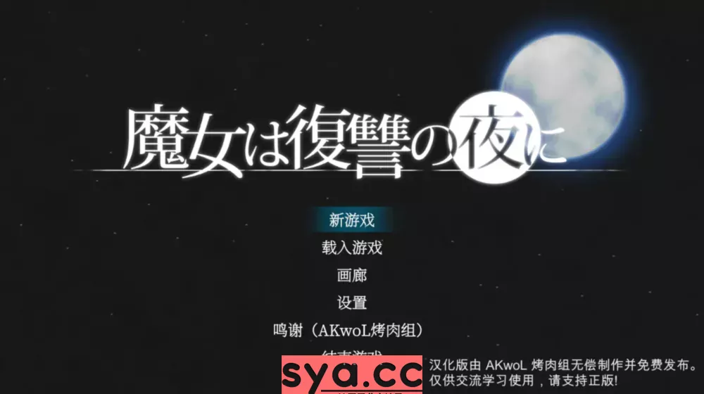 魔女复仇之夜中文汉化